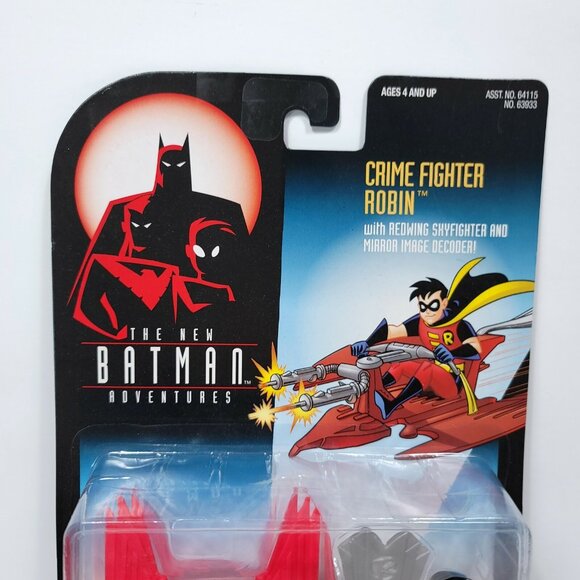 Batman Adventures Crime Fighter Robin Figure Sealed The New Crime Solver Kenner - Picture 4 of 5